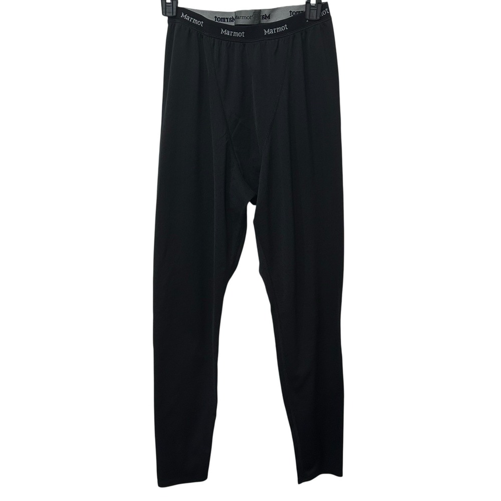 Marmot Base Layer Tights Thermal Pants Women's Large Black Ski Hunting